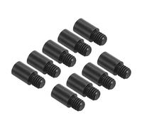 PATIKIL 1.5g Copper Dart Weight Add Accentuator 9 Pcs 8.5mm Length 2BA Thread Darts Weight Adjuster Dart Accessories Black
