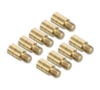PATIKIL 1.5g Copper Dart Weight Add Accentuator 9 Pcs 8.5mm Length 2BA Thread Darts Weight Adjuster Dart Accessories Gold