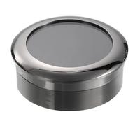 PATIKIL 1.5x0.6 Inch Small Gemstone Display Case, 1 Pcs Loose Diamond Display Box Simple Pattern Jewelry Containers Holder with Clear Top Lids and Sponge for Diamonds Bare Stone, Black