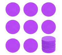 PATIKIL 1.6" Carpet Spot Markers, 35Pcs Circle Floor Dots Markers Carpet Spots for Teacher Classroom Decoration Elementary Preschool Supplies, Dark Purple