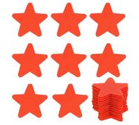 PATIKIL 1.6" Carpet Spot Markers, 35Pcs Star Floor Dots Markers Carpet Spots for Teacher Classroom Decoration Elementary Preschool Supplies, Red
