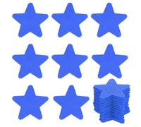 PATIKIL 1.6" Carpet Spot Markers, 35Pcs Star Floor Dots Markers Carpet Spots for Teacher Classroom Decoration Elementary Preschool Supplies, Blue