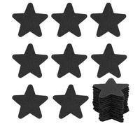 PATIKIL 1.6" Carpet Spot Markers, 35Pcs Star Floor Dots Markers Carpet Spots for Teacher Classroom Decoration Elementary Preschool Supplies, Black