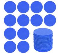 PATIKIL 1.6" Carpet Spot Markers, 50Pcs Circle Floor Dots Markers Carpet Spots for Teacher Classroom Decoration Elementary Preschool Supplies, Blue