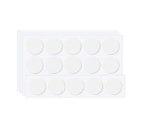 PATIKIL 1.6" Double Sided Adhesive Dots, 50 Pack Clear Sticky Tack Round Mounting Putty Removable Adhesive Poster Tacky Putty for Wall Hanging