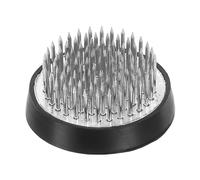 PATIKIL 1.6" Flower Frogs Ikebana Kenzan, Flower Arranger Tool Stainless Floral Frog Pin Holder for Vase Flower Arrangement, Silver Tone