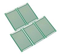 PATIKIL 1.6" x 2.4" PCB Board Circuit, 5 Pcs Single Sided Prototype Solder Boards for DIY Soldering and Electronic Project Circuit Boards Solderable Breadboard, Green