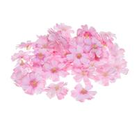 PATIKIL 1.77" Artificial Plum Blossom Flower Heads, 50 Pack Silk Plum Blossom Fake Flowers Heads for Wedding Floral Bouquet Decoration DIY Craft Making, Pink