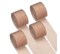 PATIKIL 1.8 Inch Crepe Paper Streamer, 4 Roll 328ft Soft Paper Streamer Crepe Paper Sheet for Craft Wrapping Party Birthday Wedding Decoration Ornament, Rose Gold