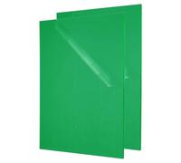 PATIKIL 1/8 Inch Thick Acrylic Sheets, 2Pack 10x8 Inch Plastic Sheet Colorful Board Panel for Sign, DIY, Painting, Art Craft, Green