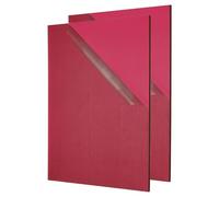 PATIKIL 1/8 Inch Thick Acrylic Sheets, 2Pack 10x8 Inch Plastic Sheet Colorful Board Panel for Sign, DIY, Painting, Art Craft, Red