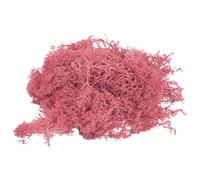 PATIKIL 1.8 OZ Fake Moss, Preserved Reindeer Moss Artificial Moss Lichen Centerpieces Decor Faux Moss for Potted Plants Christmas Craft, Coral Pink