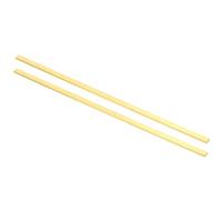 PATIKIL 1/8 x 5/16 x 12" H59 Brass Flat Bar, 2 Pcs Solid Flat Mill Stock for Crafting Maintenance Electrical Architectural Decoration, Brass