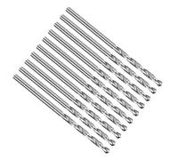 PATIKIL 1.8mm Drill Bit M2 High-Speed Steel 135° for Metal 10 Pack | Jobber Straight Shank 135° Uncoated Bright for Stainless Steel Medium Hard Metal
