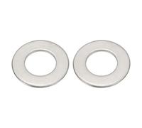 PATIKIL 1" ID x 2" OD Stainless Steel Flat Washers, 2 Pcs Round Metal Washer Small Spacer for Screws Bolts Nuts Assortment