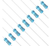 PATIKIL 1 Ohm Resistor, 50Pcs 1W Metal Film Fixed Resistor Kit 1% Tolerance Multiple Values of Resistance Optional for DIY Electronics Projects Computer TV Circuit Board