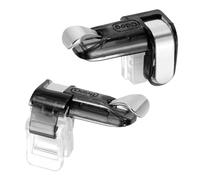 PATIKIL 1 Pair Mobile Triggers, M7 Mechanical Button Mobile Phone Game Controller Combo Shoot Target Gaming Joystick for Game Phones, Black