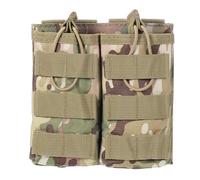 PATIKIL 1 Pcs Outdoor Multipurpose Open Top Double Pouch for M4 M16 AK AR, Camouflage