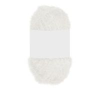 PATIKIL 1 Skeins 109 Yards Scrubbie Yarn, Sparkle Yarn Polyester Scrubbie Sparkle Red Heart Glass for Dishcloths Crocheting Knitting Blanket Rug Sweater Scarf Hat, White