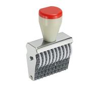 PATIKIL 10 Digit Number Roller Stamp, Adjustable Rubber Stamp Changeable Numerical Symbol Office Date for Business Creative Price Tag
