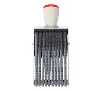 PATIKIL 10 Digits Roller Stamp, Personalized 4.5mm 26 Alphabet Number 0-9 Symbol Rolling Stamp for DIY Stationery Scrapbooking Office Business, Gray
