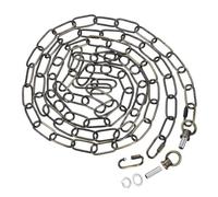 PATIKIL 10 Feet Lighting Chain for Hanging Lamp, Chandelier Chain Light Fixture Chain Load Capacity 65 Lbs for Pendant Light, Ceiling Fan, Bronze