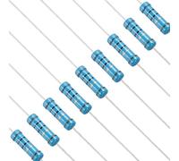 PATIKIL 10 Ohm Resistor, 50Pcs 2W Metal Film Fixed Resistor Kit 1% Tolerance Multiple Values of Resistance Optional for DIY Electronics Projects Computer TV Circuit Board