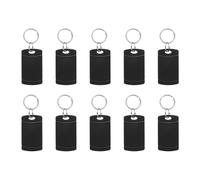 PATIKIL 10 Pcs 13.56MHz UID Writable Rewritable Smart Key Fob, Rectangle Clone IC Key Fob Tags Blank Smart Card Key Classic 1K for Entry Access Control System, Black