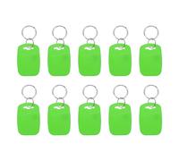 PATIKIL 10 Pcs 13.56MHz UID Writable Rewritable Smart Key Fobs, Rectangle Clone IC Key Fob Tags Blank Smart Card Key Classic 1K for Entry Access Control System, Bright Green