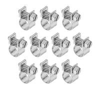 PATIKIL 10 Pcs 9-11mm Mini Fuel Injection Hose Clamps Stainless Steel Adjustable Clamp