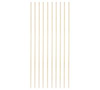 PATIKIL 10 Pcs Brass Round Rod, 1.5mm x 8" Lathe Bar Stock H62 Brass Round Stock for DIY Craft Making Hardware Novelty Model Car Plane Boat Ship, Copper