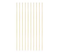 PATIKIL 10 Pcs Brass Round Rod, 2.3mm x 10" Lathe Bar Stock H59 Brass Round Stock for DIY Craft Making Hardware Novelty Model Car Plane Boat Ship, Copper