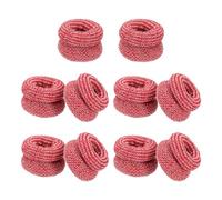 PATIKIL 10 PCS Cotton Finger Bandages Tip, 32 x 1.5 cm First Aid Finger Bandages Protectors for Cuts Sprains Swelling Garden Kitchen Sculpture, Red