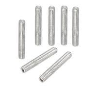 PATIKIL 10 Pcs Hex Socket Grub Screw, M3x18mm Flat Point Grub Bolt 304 Stainless Steel Head Socket Set Screws for Door Handles Light Fixture Repair