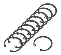 PATIKIL 10 Pcs Internal Retaining Rings, 48mm C-Clip Snap Ring 65 Manganese Steel Internal Retaining Circlip Snap for Automotive Grooved Shafts Stud