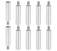 PATIKIL 10 Pcs M2.5x18+4mm Stainless Steel Standoff Extension Posts Screws,Metric Male Female Thread Adapters Spacer for PCB,Quadcopter Drone,Computer & Circuit Board Assortment Kit