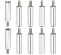 PATIKIL 10 Pcs M2x16+4mm Stainless Steel Standoff Extension Posts Screws,Metric Male Female Thread Adapters Spacer for PCB,Quadcopter Drone,Computer & Circuit Board Assortment Kit