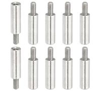 PATIKIL 10 Pcs M3x20+6mm Stainless Steel Standoff Extension Posts Screws,Metric Male Female Thread Adapters Spacer for PCB,Quadcopter Drone,Computer & Circuit Board Assortment Kit