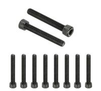 PATIKIL 10 Pcs M8 x 55 mm Hex Socket Head Cap Screws Bolts, 12.9 Grade Carbon Steel Socket Drive Screws, Black Oxide, Full Threads