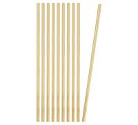 PATIKIL 10 Pcs Round Brass Rods, 3mm Dia. 12cm / 4.72 Inch Length H59 Brass Bar Solid Metal Rods for DIY Crafting Jewelry Plating Repairing Science Class, Brassy