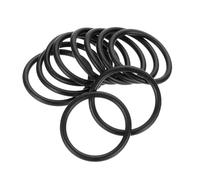 PATIKIL 10 Pcs Silicone O Rings, 35mm OD 28.8mm ID 3mm Width Sealing O Ring Gasket Washers for Bathroom Sink Compressor Valves Pipe Hose Repair, Black