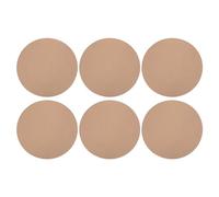 PATIKIL 10" Round Pottery Wheel Bat, 6 Pcs, Brown Wood, Durable & Stable, Resistant to Warping & Cracking, Perfect for Handmade Ceramics & Pottery