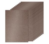 PATIKIL 10 Sheets Brown Glitter Cardstock Paper, A4 250gsm Rectangle Premium Sparkly Paper Craft Cardstock Paper for Scrapbook Card Making DIY Art Projects Wedding Party