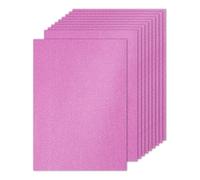 PATIKIL 10 Sheets Dark Pink Glitter Cardstock Paper, A4 250gsm Rectangle Premium Sparkly Paper Craft Cardstock Paper for Scrapbook Card Making DIY Art Projects Wedding Party