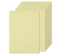 PATIKIL 10 Sheets Light Gold Glitter Cardstock Paper, A4 250gsm Rectangle Premium Sparkly Paper Craft Cardstock Paper for Scrapbook Card Making DIY Art Projects Wedding Party