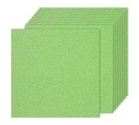 PATIKIL 10 Sheets Light Green Glitter Cardstock Paper, 12 x 12 in, 250gsm Sparkly Paper for Scrapbook Card Making DIY Art Projects Wedding Party