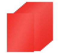 PATIKIL 10 Sheets Red Glitter Cardstock 8.5 x 11 in, Glitter Card Stock Paper Rectangle Premium Sparkly Paper Craft Cardstock Paper 250gsm for Scrapbook Card DIY Art Wedding Party
