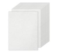PATIKIL 10 Sheets Silver Glitter Cardstock 8.5 x 11 in, Glitter Card Stock Paper Rectangle Premium Sparkly Paper Craft Cardstock Paper 250gsm for Scrapbook Card DIY Art Wedding Party