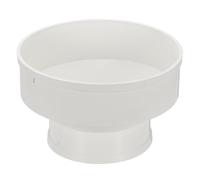 PATIKIL 10" to 6" Duct Reducer, PVC Pipe Increaser Adapter Ducting Airflow Tube Pipe Fitting for DWV (Drain, Waste and Vent) Ventilation Ducting, White