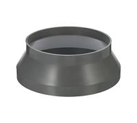 PATIKIL 10" to 8" Duct Reducer Connector, Heating Cooling Ventilation Tube Fire-Resistant Increaser Adapter Pipe Fitting for Vent System, Grey 250x200 mm ID